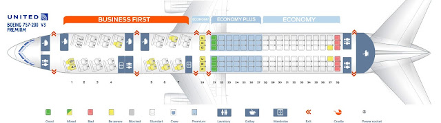 New United Boeing 777-200 Seat Map