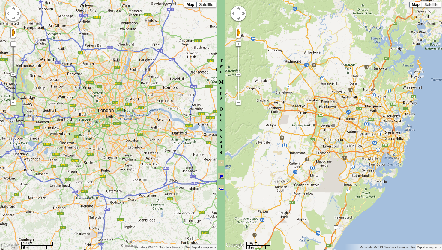 London verses Sydney
