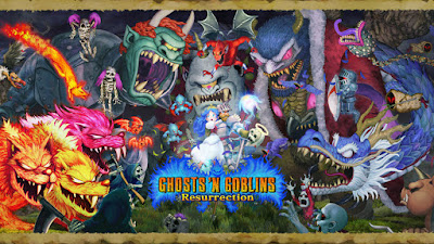 Ghosts N Goblins Is Back From The Grave Game Logo
