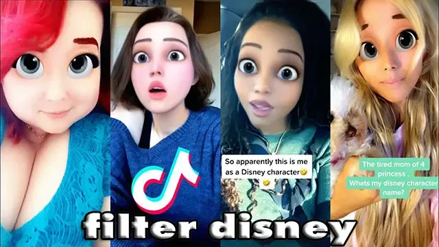 filter disney طريقة الحصو عليه على tiktok و snapchat