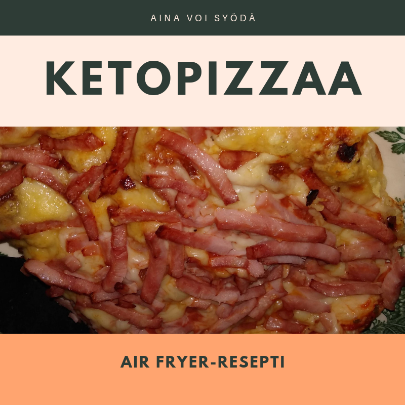 Ketopizza airfryerillä