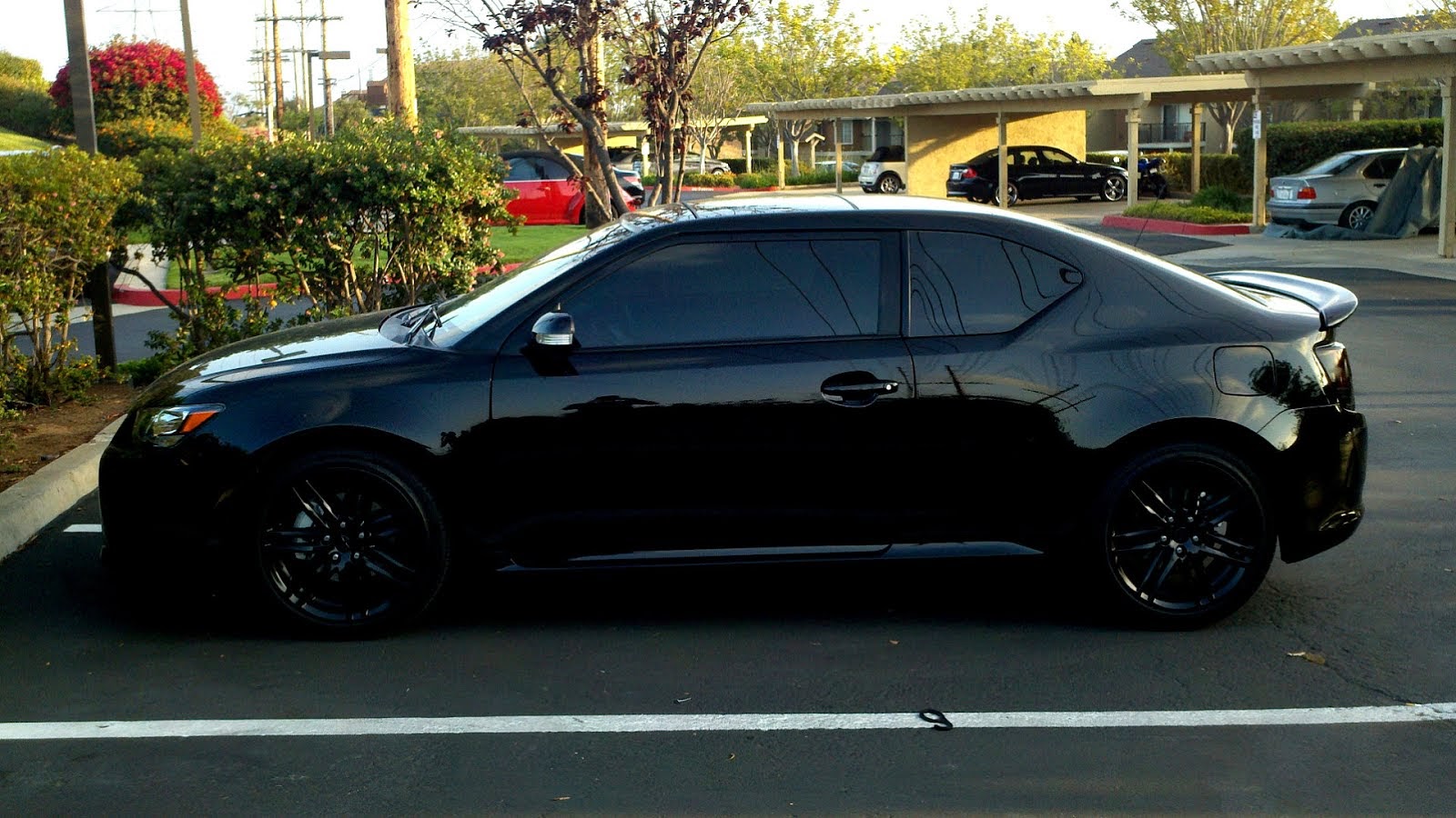 Toyota Scion TC чёрный