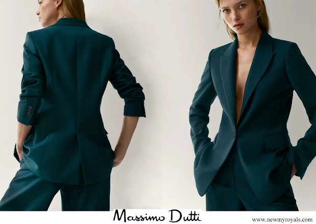 Kate Middleton wore Massimo Dutti wool suit blazer
