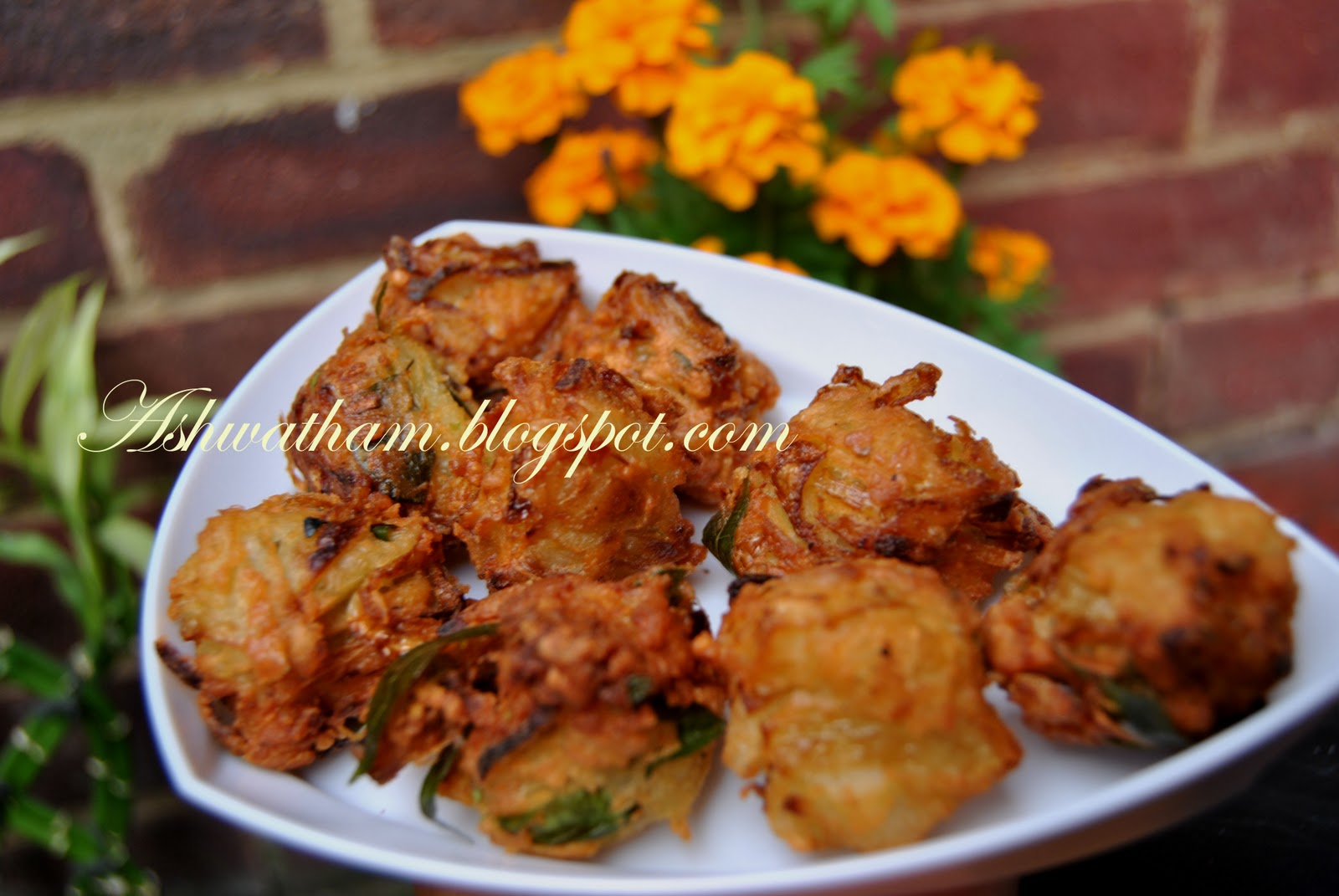 Ashwatham Onion and Potato bhaji