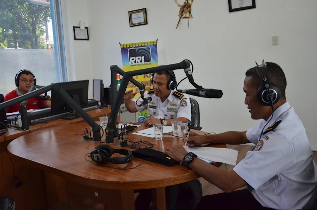 Bakamla Publikasi Kinerja Disalah Satu Stasiun Radio