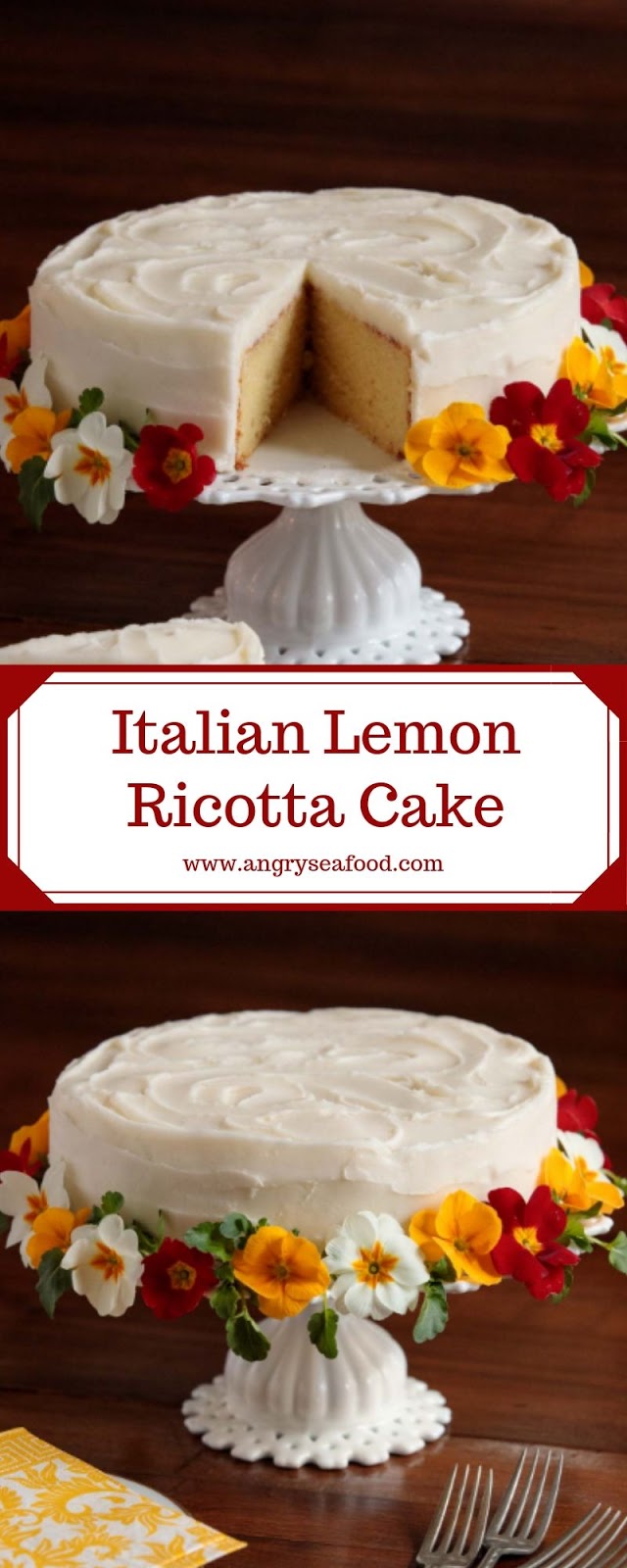 Italian Lemon Ricotta Cake Italian Lemon Ricotta Cake
