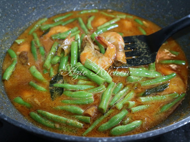 Kari Udang dengan Kacang Buncis