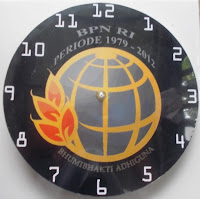 Jam Dinding Unik Logo Badan Pertanahan nasional