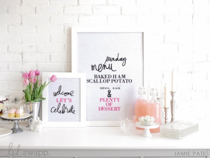 Celebrate Easter with Heidi Swapp Letterboard Vignette