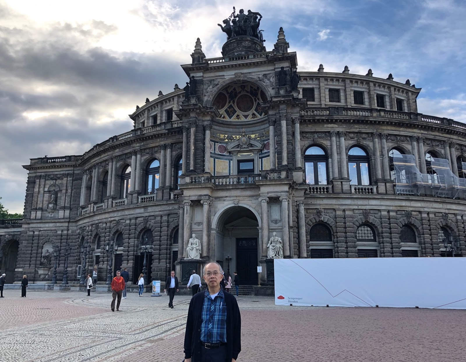 Dresden Germany Swinging It At The Dresden Zwinger Palace