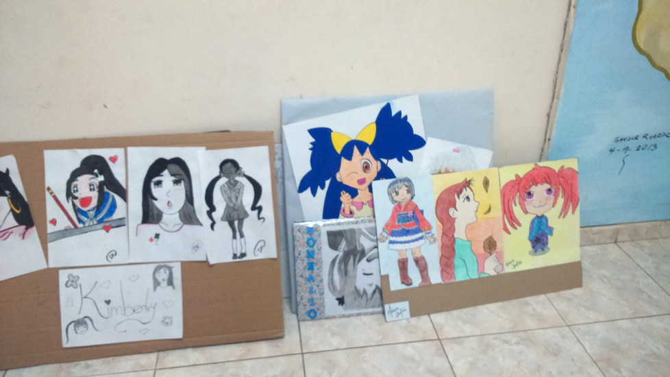 Fotos del curso de dibujo cómic manga