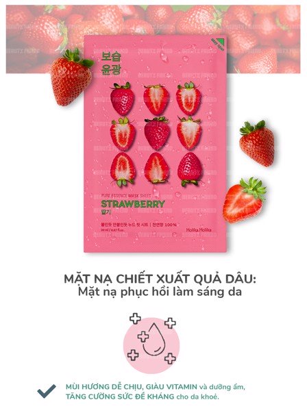 Set 10 Mặt Nạ Giấy Holika Holika Chiết Xuất Dâu Tây 23ml x 10 6 52a19bbbd06905835c3a79a02f78e62b
