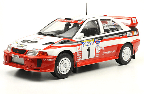 les plus grandes voitures de rallye 1:18 Mitsubishi Lancer Evo V 1998 T. Mäkinen