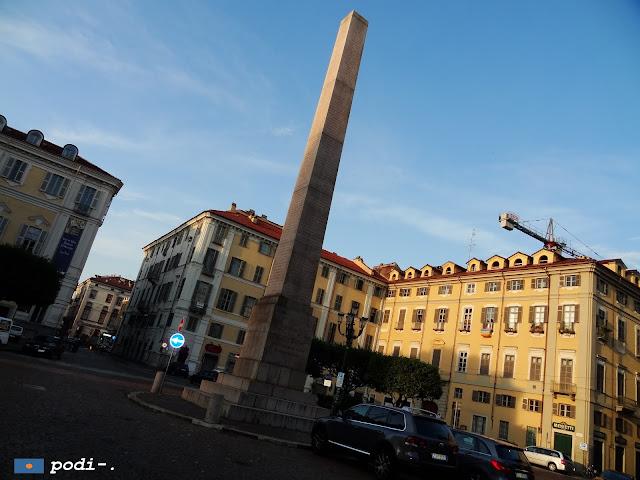 piazza savoia a torino. Obelisco alle leggi Siccardi