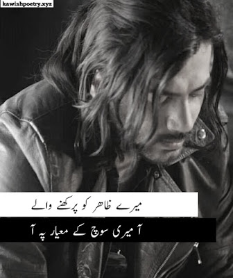 attitude poetry in urdu