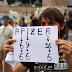 An antivaxxer from yesterday's unofficial national protest against the green pass. Piazza del popolo, Rome. (Picture)