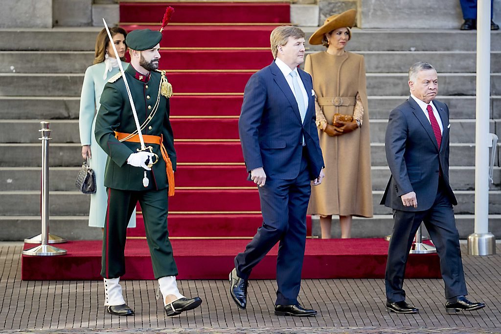 Visite officielle des rois de Jordanie aux Pays Bas Jour 1