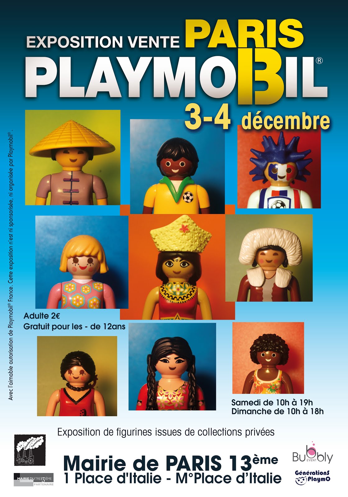 1er Exposition Playmobil à Paris, Mairie du 13ème