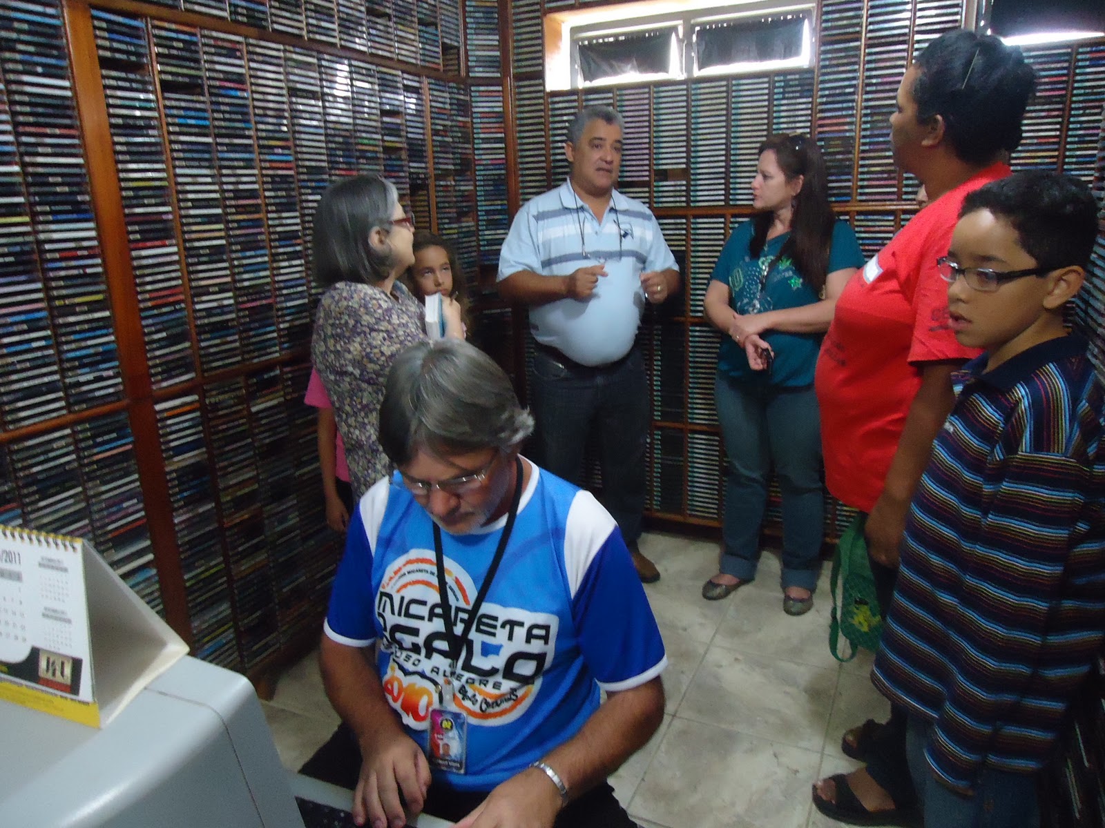 CESU "Joaquim Domingos Simões": Visita a Rádio Difusora Santarritense