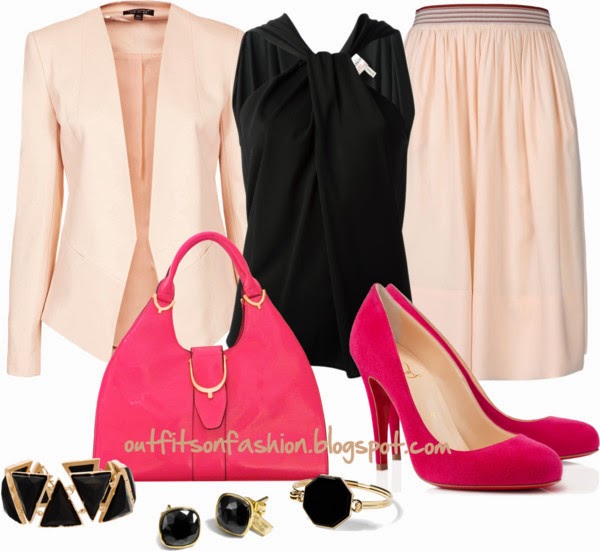 Outfits on Fashion: Pink Working Outfit