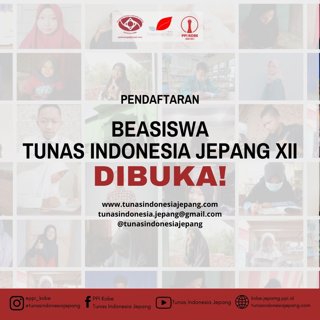 Pendaftaran Beasiswa Tunas Indonesia Jepang Angkatan XII [16 April 31