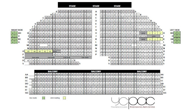 Tempe Center For The Arts Theater Seating Chart