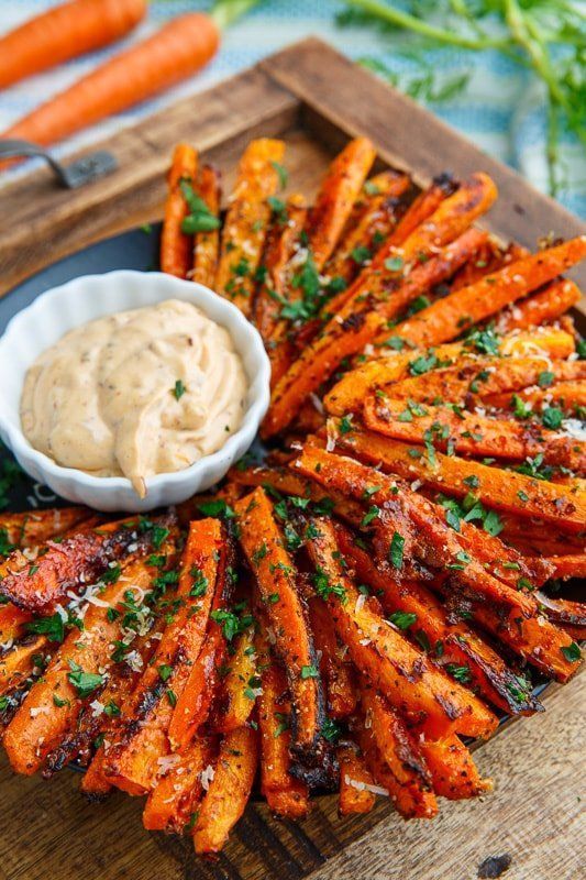 Parmesan Roasted Carrot Fries Recipes