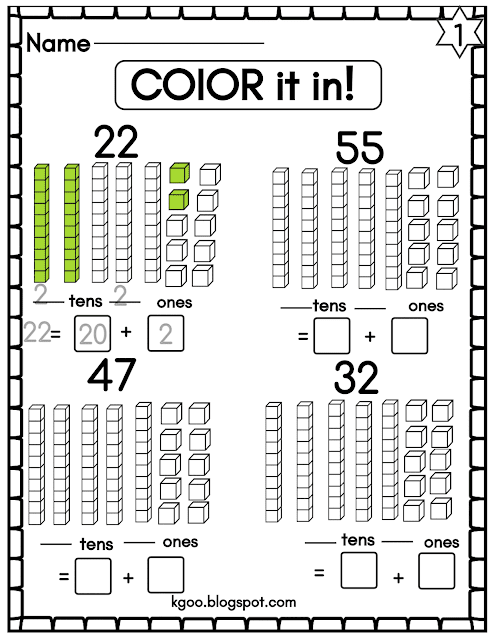 Place value worksheets with Answers