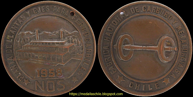 Medalla Planta de Llantas y Ejes -Nos San Bernardo Carburo