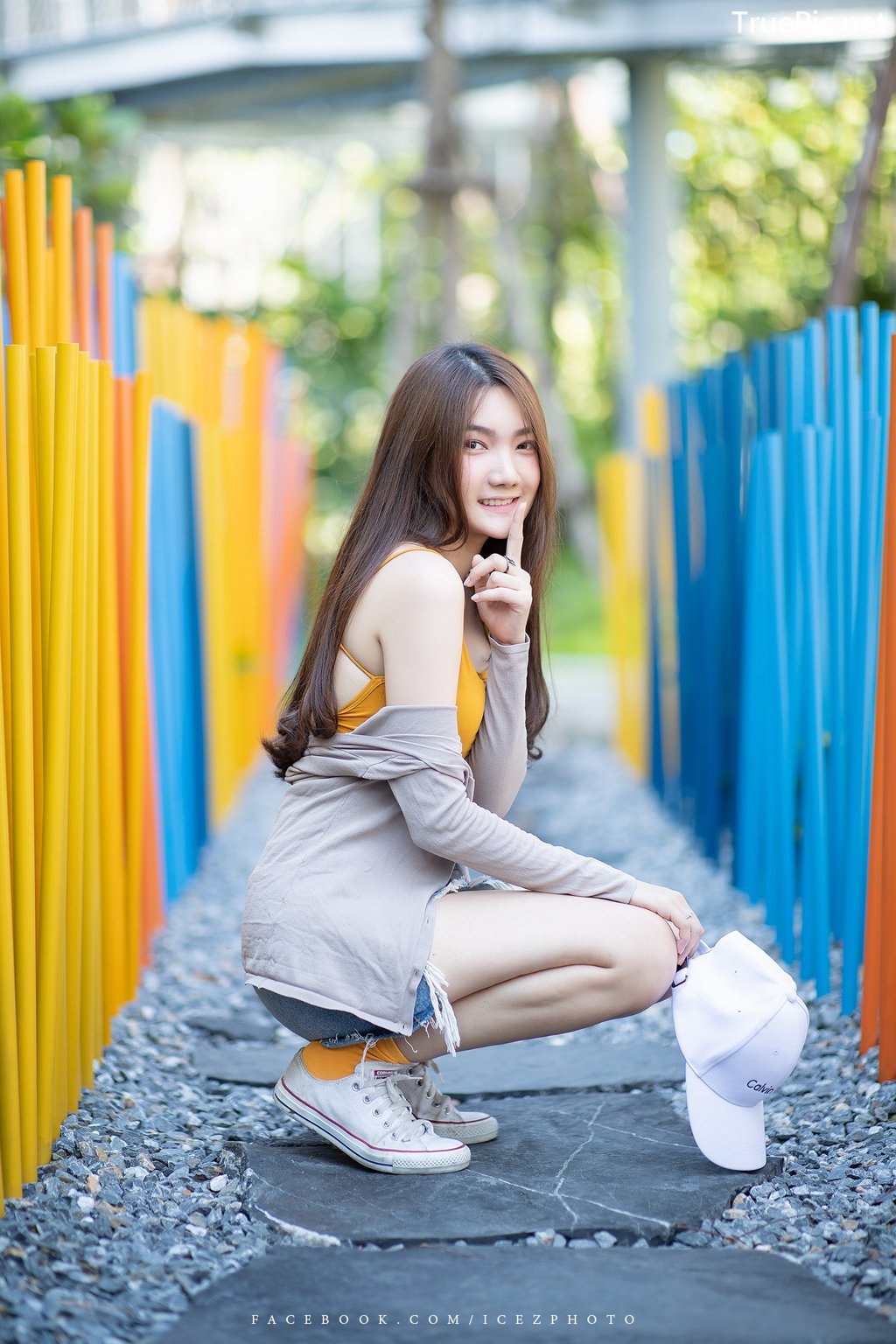 Image-Thailand-Cute-Model-Creammy-Chanama-Beautiful-Angel-In-Flower-Garden-TruePic.net- Picture-59