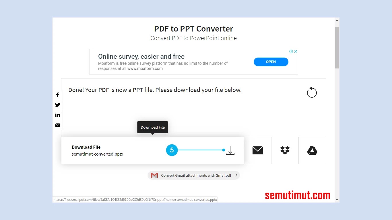 Cara Mengubah File Pdf Ke Ppt Powerpoint Online Offline