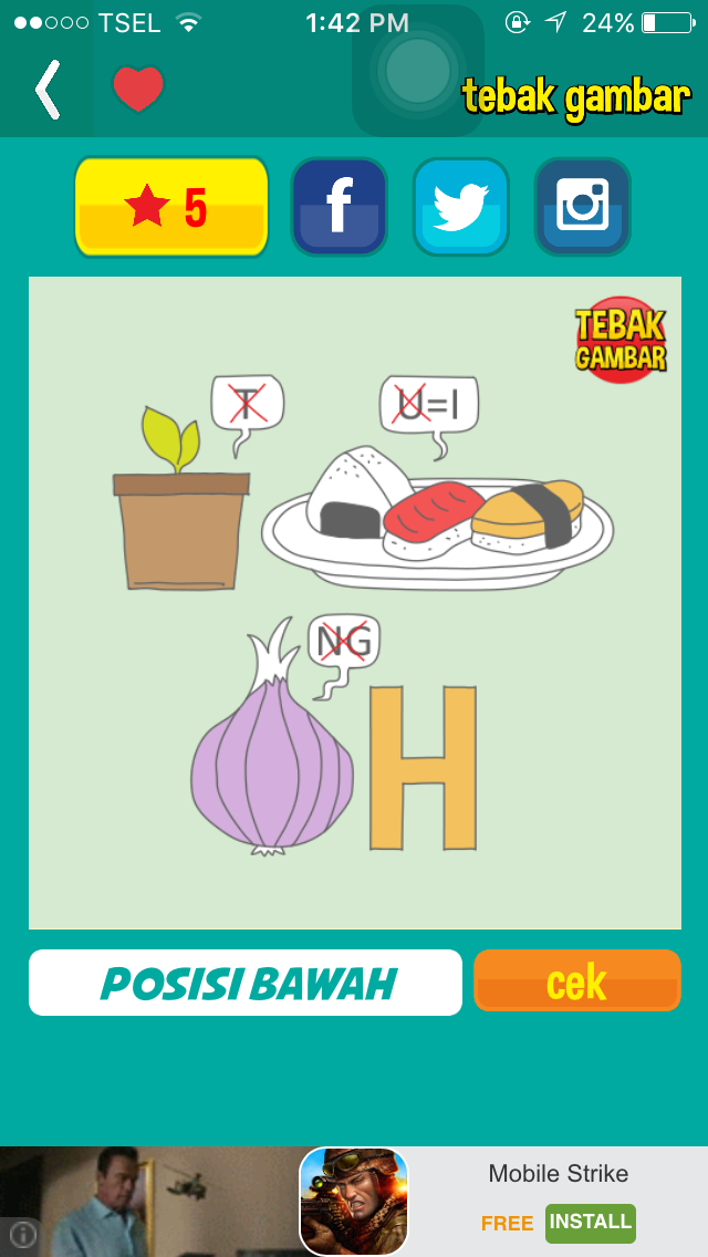 Tebak Gambar level 30 Terbaru 2017 | Kumpulan Tebak Tebakan