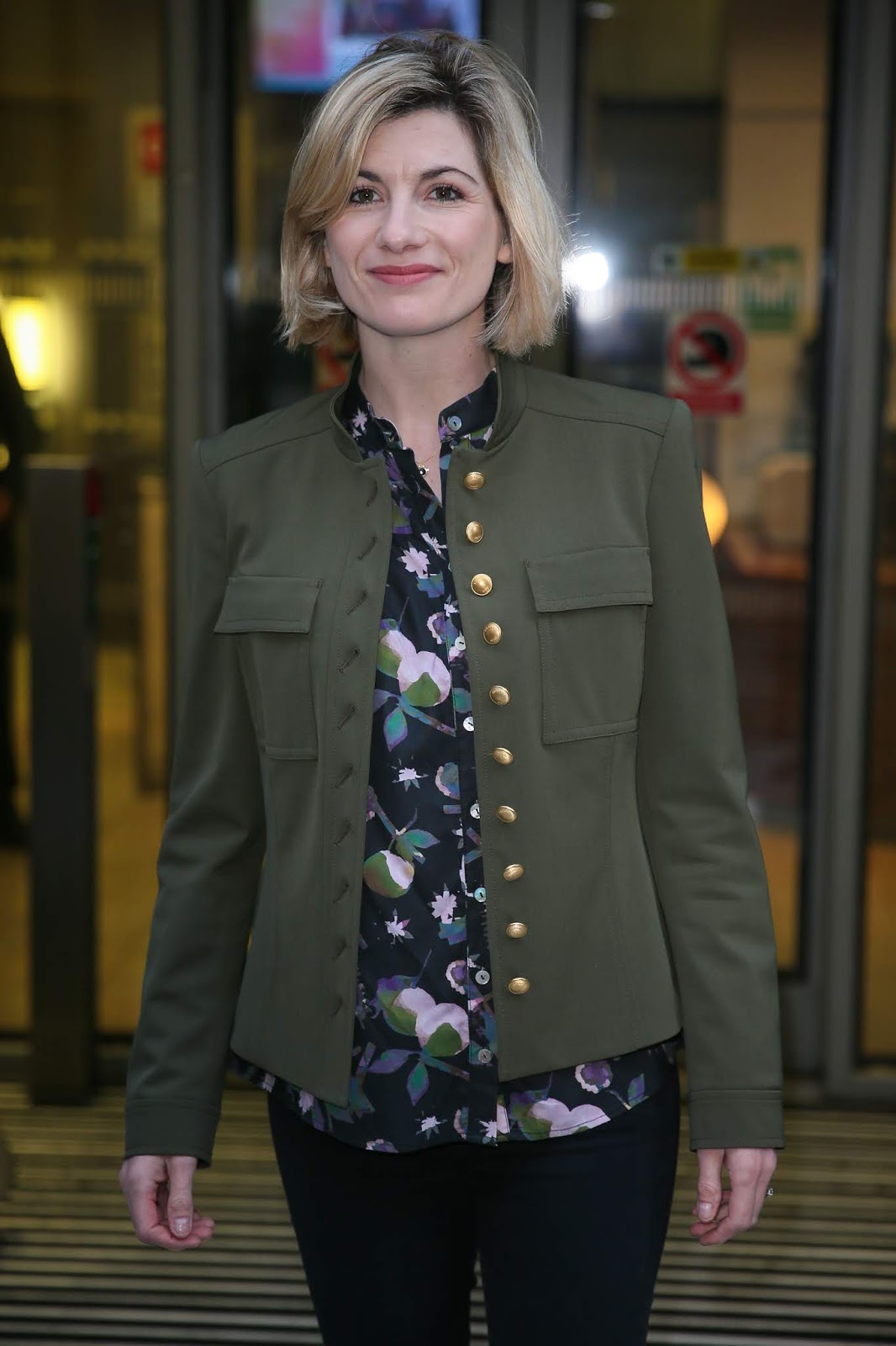 Jodie Whittaker arriving at BBC Radio Two Studios - London