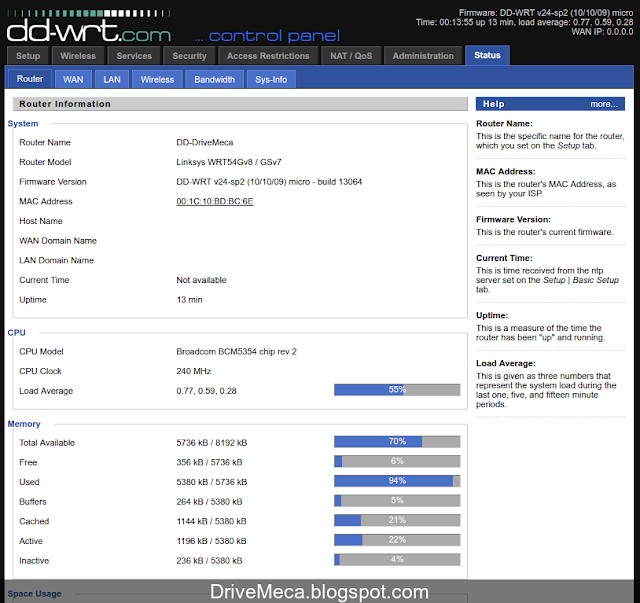 DriveMeca instalando firmware dd-wrt en linksys wrt54g