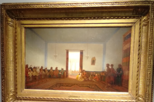 إحدى لوحات قصر عائشة فهمي