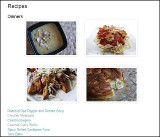 Recipes Page