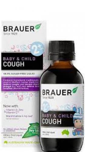 Siro trị ho dành cho bé Brauer Baby & Child Cough 100ml