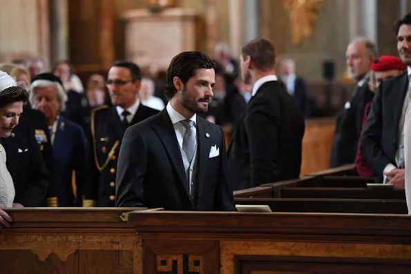 Sweden Royals attend 'Te Deum' service at the Royal Chapel.Sofia Hellqvist, Lina Hellqvist, Sara Hellqvist, Erik Hellqvist, Marie Hellqvist