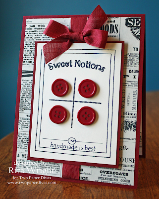 Rita's Creations: Two Paper Divas Sweet Notions