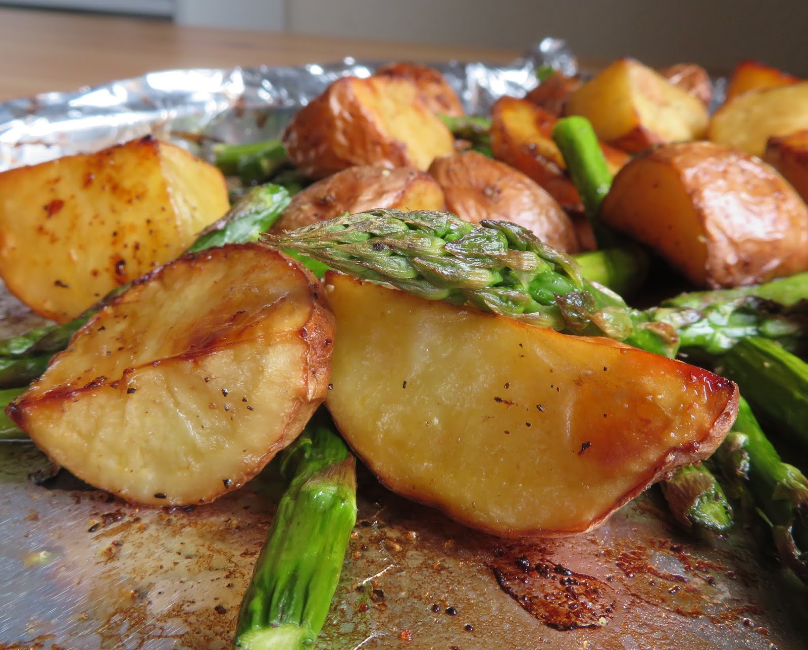 Balsamic Roasted New Potatoes & Asparagus The English Kitchen