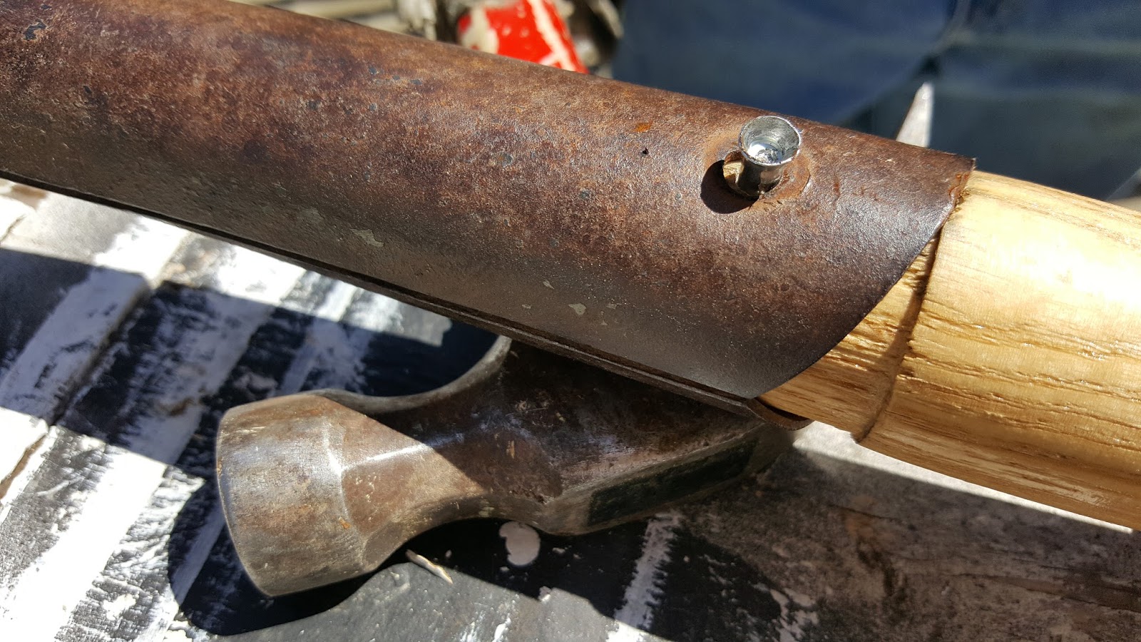 Gear Acres at Top of the Hill Replacing a Broken Shovel Handle