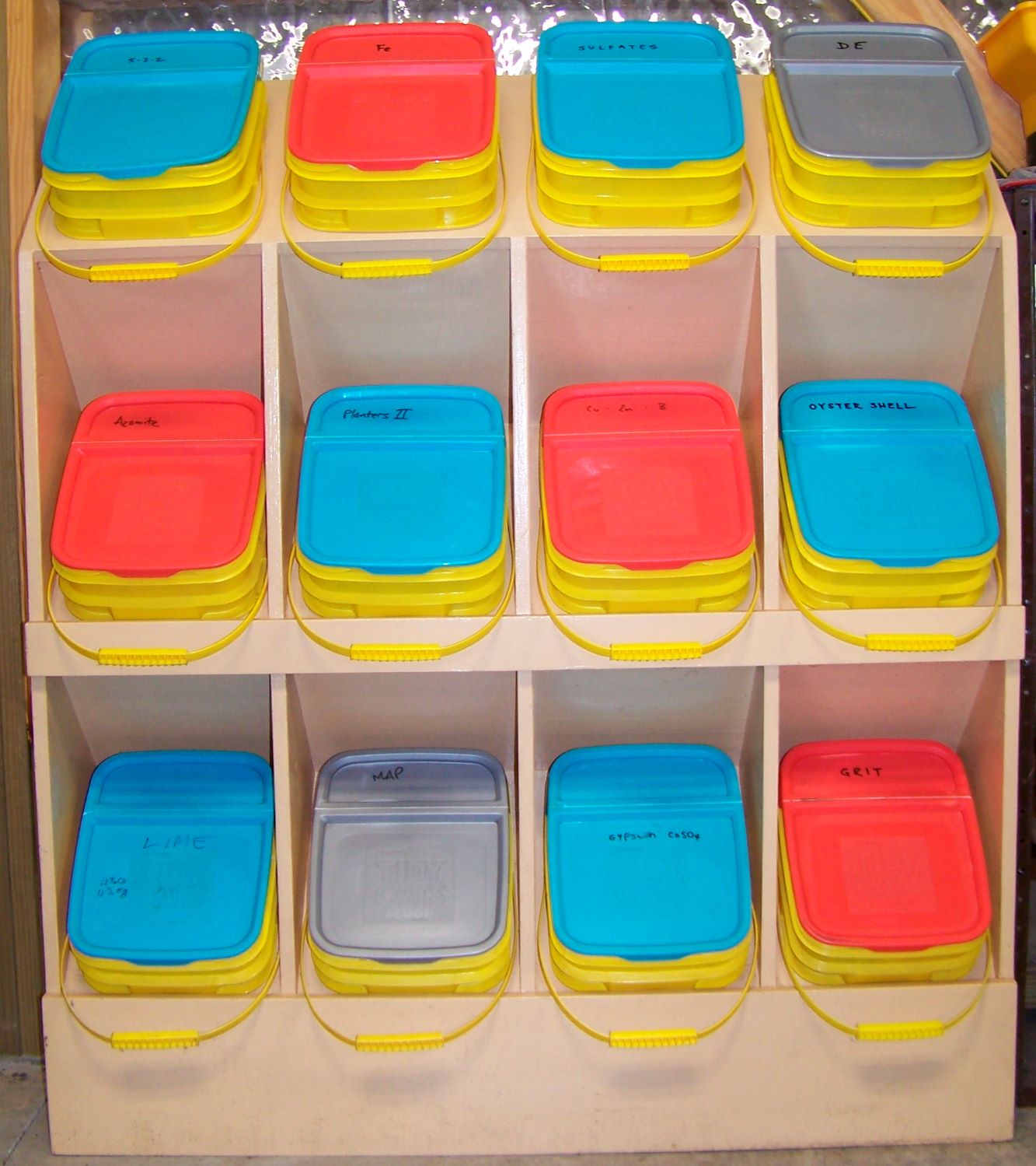 Pam's Backyard Chickens DIY Kitty Litter Bucket Storage A Purrfect