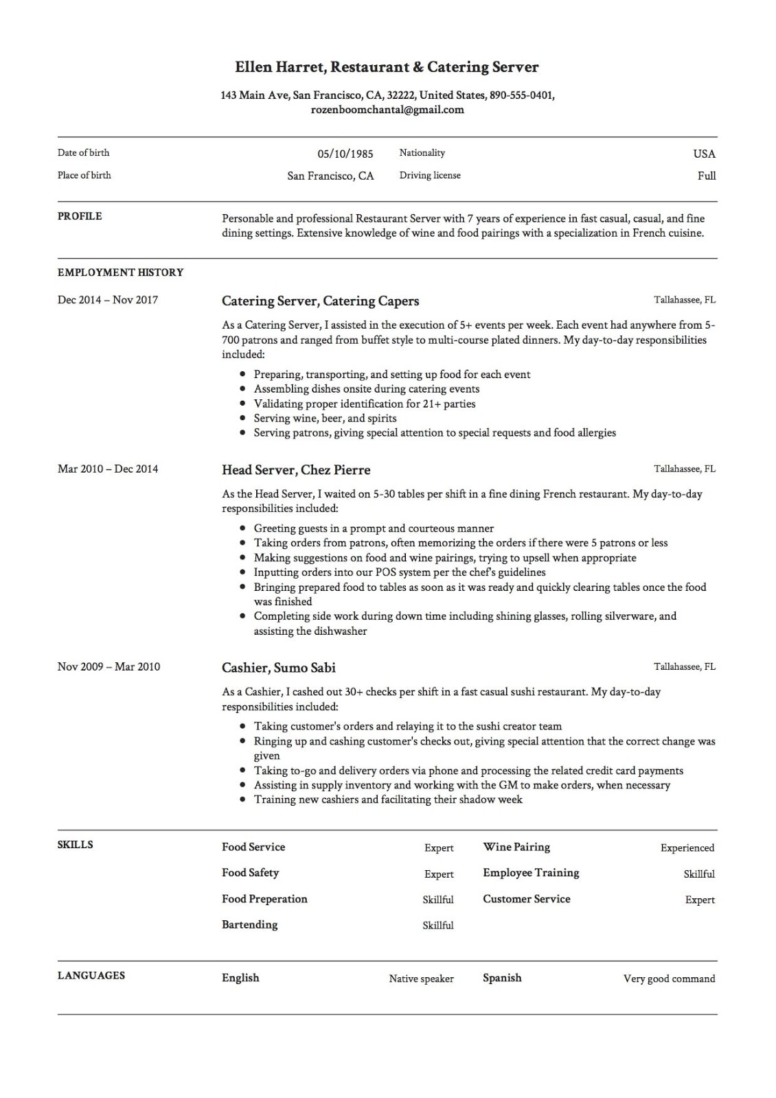 Banquet Captain Resume Samples 2019 Resume Examples 2020 banquet captain resume sample banquet captain duties resume banquet captain resume examples banquet captain job description for resume banquet captain job description resume banquet captain resume objective