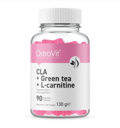 OSTROVIT CLA + GREEN TEA + L-CARNITINE (90 VIÊN)