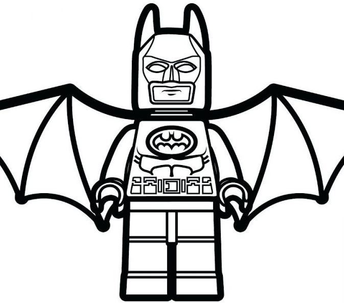 Gambar Mewarnai Batman Lego ~ Gambar Mewarnai Lucu