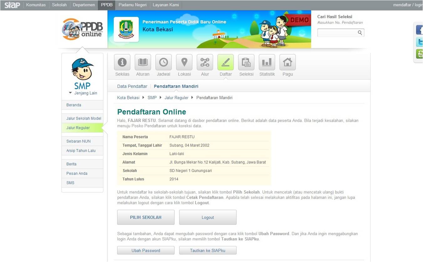 Pilihan sekolah online florida