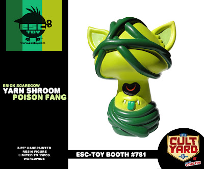 ESC Toy New York Comic-Con 2011 Exclusive Yarn Shroom Poison Fang Resin Figure by Erick Scarecrow