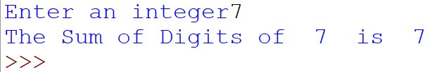 Python Program Print The Sum Of Digits - Codicaly image.