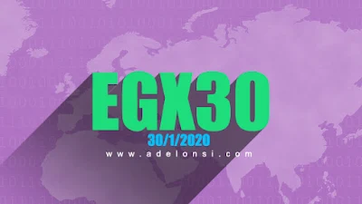 البورصة المصرية، المؤشر العام، EGX30، ايجي اكس 30، التحليل الفني، مدونة عادل أنسي محمد، ما هي الشركات المدرجة في المؤشر العام للبورصة المصرية EGX30?