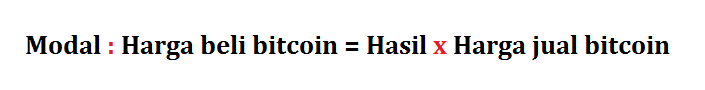 cara hitung profit trading bitcoin